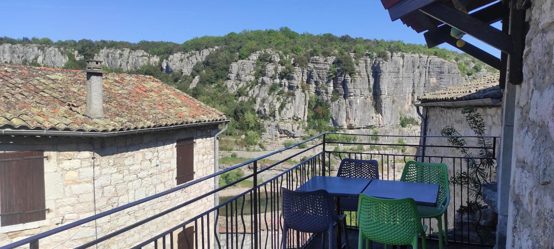 Maison Pierre Et Voute Au Coeur Du Village Balazuc Eksteriør bilde