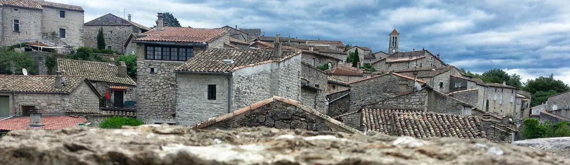 Maison Pierre Et Voute Au Coeur Du Village Balazuc Eksteriør bilde